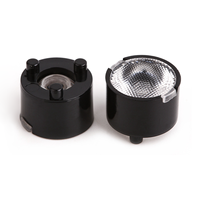 Lente Óptica de 120 Grados, 10.8x7mm, Soporte Negro, Material PMMA, Compatible con LED Infrarrojos, Placa PCBA para Cámara CCTV, RoHS