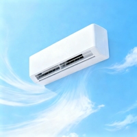Climatiseur mural à inverter à refroidissement unique de 18 000 BTU, économe en énergie, déshumidificateur, télécommande, pour usage domestique et hôtelier