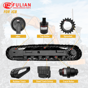 Escavadeira Undercarriage Parts Steel Track Group Drive Roda dentada Rubber Track Bottom Roller Top Roller PARA <span class=keywords><strong>JCB</strong></span> <span class=keywords><strong>JS</strong></span> JZ Series - Product Image 2