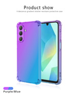 Coques de téléphone portable anti-chute pour Samsung A26 A56 Gradient A06 5G A05S - Housse de protection design professionnel en TPU