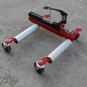 <span class=keywords><strong>Chariot</strong></span> de manutention hydraulique léger et compact pour véhicules, idéal pour le déplacement de voitures, le stationnement en garage et le positionnement des véhicules. - Product Image 1