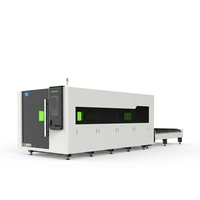 Máquina de Corte de Chapa Metálica por Láser de Fibra CNC 1530 con Sistema de Intercambio de Piezas Tipo Mesa, 6KW