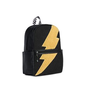 Kids Travel Fuzzy Bolt Knapsack Children School <b>Backpack</b> Lightning Logo Fashion School Bag for Boys - Product Image 2