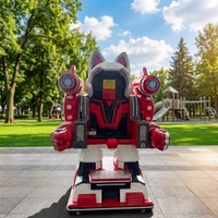 Robot Guerrier Électrique d'Extérieur Haute Qualité pour Jeu de Combat, 250W, Rotation à 360 Degrés, Anti-Collision, pour Divertissement