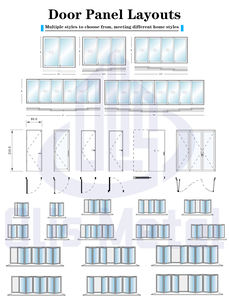 Portes en verre <span class=keywords><strong>double</strong></span> <span class=keywords><strong>vitrage</strong></span> UPVC à <span class=keywords><strong>double</strong></span> battant coupe-vent Maison Énergie efficace <span class=keywords><strong>PVC</strong></span> Vinyle Patio Jardin Entrée <span class=keywords><strong>Porte</strong></span> à charnières - Product Image 5