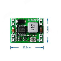 Module d'alimentation abaisseur DC-DC MP1584EN 3A réglable ultra-compact LM2596 Mini