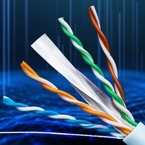 Cat6A Network <b>Cable</b> 305M Unshielded Pure Copper PVC Jacket <b>For</b> Structured Cabling - Product Image 2