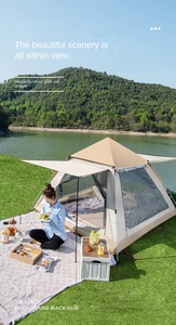 Carpa Familiar Oxford de Despliegue Rápido, Una Habitación, Cuatro Estaciones, Doble Capa, Impermeable 3000mm, Entrada Grande <span class=keywords><strong>para</strong></span> Supervivencia en la Naturaleza - Product Image 3