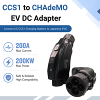 Adaptateur de chargeur rapide DC EV CCS1 vers CHAdeMO, haute tension 1000V, prise de station de charge