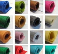 Chapeau en feutre aiguilleté 100 % laine mérinos écologique, teint en laine de Nouvelle-Zélande couleur naturelle, rouleaux insonorisants pour la décoration intérieure