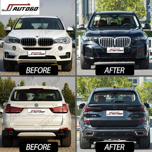 Kit de carrocería para BMW <span class=keywords><strong>X5</strong></span> F15, actualización a G05 LCI <span class=keywords><strong>X5</strong></span> MT, parachoques delantero y trasero, faro trasero, rueda, arco, capó, guardabarros, rejilla, tubo para maletero - Product Image 2