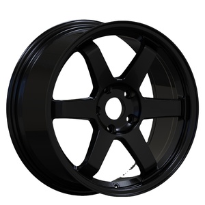 Jantes forgées en alliage d'aluminium 5x120, 25 mm ET, noires, 20 pouces, neuves, 4 pièces, haute performance, peintes - Product Image 1