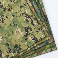 Tissu camouflage numérique en stock, polyester-coton TC, imperméable, Ripstop, à carreaux, pour manteaux tactiques, pantalons, tentes et sacs d'extérieur