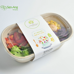 Pulpa de Caña de Azúcar Biodegradable, Embalaje Rígido de 8 Pulgadas para Alimentos, Sushi, Fideos, Comida para Bebés, Uso Industrial - Product Image 6