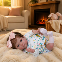 Poupée Reborn réaliste de 19 pouces en vinyle souple, jouet pour enfants, cadeau, vente en gros, personnalisable