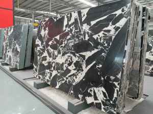 SH đá Noir Grand Antique Đen phiến đá cẩm thạch tuyệt vời cổ phong cách tự nhiên Nội Thất Tường sàn đá cẩm thạch sàn cho bàn - Product Image 4