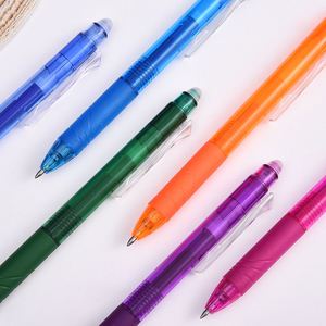 โรงงานผลิตปากกาลูกลื่นแบบลบได้ 19 แบบ ขนาดหัวปากกา 1.0 มม. หลายสีแบบลูกกวาด พร้อมยางลบ สำหรับโรงเรียน สำนักงาน และโปรโมชั่น - Product Image 2