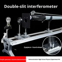 Instrument d'expérimentation d'interférence à double fente et de diffraction à fente unique pour l'enseignement de la physique au collège, aides pédagogiques, Chine