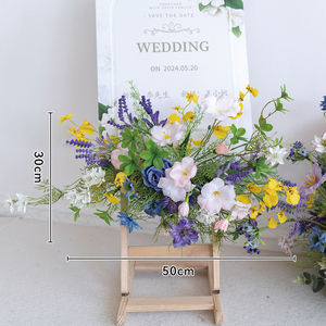 ฉากหลังถ่า<span class=keywords><strong>ย</strong></span>ภาพงานแต่งงานวันวาเลนไทน์ 3 มิติ สีสันสดใสสไตล์โมเดิร์น งานแฮนด์เมด ตกแต่งผนังด้วยดอกไม้บนแผ่น KT - Product Image 4