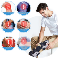 Attelle de soutien orthopédique pour genou, de haute qualité, avec logo personnalisé, protection complète réglable pour l'arthrose (OA) et la lésion de l'articulation croisée antérieure (ACL)