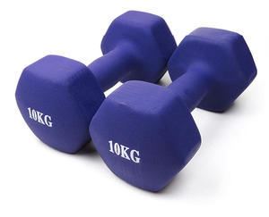 Hot Selling Custom Logo Fitness geräte Gummi beschichtete Hanteln Hochwertige kostenlose Gewichtheben Bunte Frauen Hex Hanteln - Product Image 4
