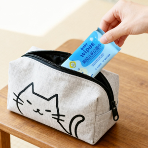 定制99% 纯水婴儿迷你湿巾无纺布无酒精湿刷新纸巾64支 - Product Image 5