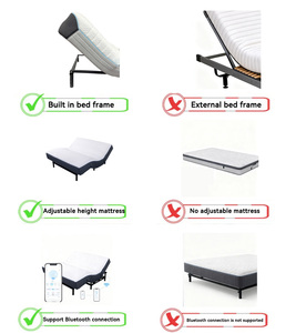 Modern Entertainment Slim <span class=keywords><strong>Bed</strong></span>, Multifunctioneel Zero-Gravity Elektrisch <span class=keywords><strong>Bed</strong></span>, Veilig En Verstelbaar, Geschikt Voor Appartement Of Hotel - Product Image 6