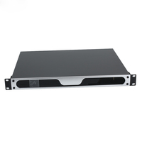 Fabrikasi Lembaran Logam OEM Chassis Rak 1U 19'' Casing Server Penyimpanan Desktop untuk Rakmount, Enclosure Aluminium untuk Amplifier