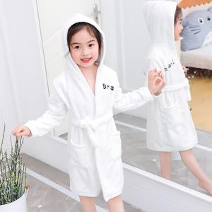 Su misura bambino ragazzi ragazze stampato accappatoio flanella accappatoio inverno accappatoio per <span class=keywords><strong>la</strong></span> notte - Product Image 2