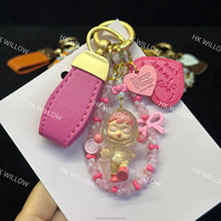 Prix unitaire 1.9usd skullpanda porte-clés téléphone breloques sac accessoires Bracelets téléphone breloque bricolage usine sangle pour téléphone