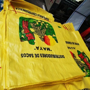 Sacos de Grano y Maíz de 50kg y 70kg, Color Rojo Marrón, Hechos a Medida en China para el Mercado de Honduras y <span class=keywords><strong>Guatemala</strong></span>, con Impresión - Product Image 1