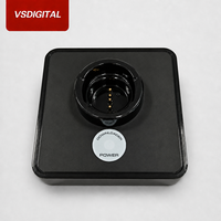 Système de surveillance des visites, téléchargeur RJ45 TCP/IP, stockage 120 000 enregistrements, 48 alarmes, adaptateur CC, ABS, 120x120x39mm, VSDIGITAL