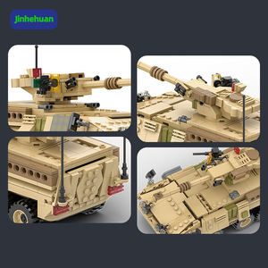 <strong>Military</strong> tank <strong>Model</strong> Toy Vehicle Army War Truck Panzer Mini Building Blocks Sets Moc for Kids Boy Plastic Bricks <strong>Kit</strong> - Product Image 2