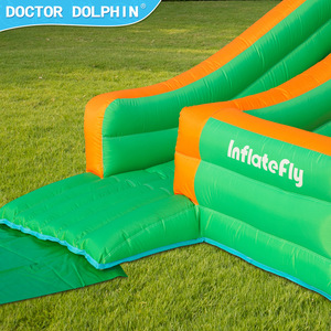 Castillo Inflable y Tobogán Acuático <span class=keywords><strong>Dr</strong></span>. Pig para Niños, Material de Tela Oxford, Juguete para Patio de Juegos, Parque de Diversiones - Product Image 1
