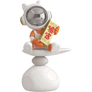Haut-parleur Bluetooth Lucky Stone Get Rich Astronaut Bear - Décoration <span class=keywords><strong>Feng</strong></span> <span class=keywords><strong>Shui</strong></span> pour salon, <span class=keywords><strong>entrée</strong></span> et chambre - Product Image 5