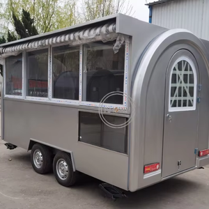Camion de cuisine chinoise, remorque de restauration la plus vendue, chariot de restauration rapide mobile, chariot standard européen avec fenêtre de service et armoire aux États-Unis - Product Image 1