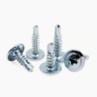 Vis autoperceuses à tête cylindrique zinguées DIN7504 en acier au carbone Phillips pour tôles de toiture en acier – Vente en gros