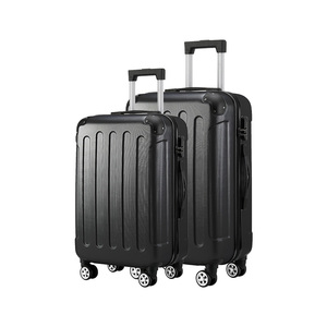 Leader Luggage <span class=keywords><strong>Set</strong></span> mit 2 maßge schneider ten 14-und 22-Zoll-Koffern Schwarzes Gepäck mit TSA-Schlössern - Product Image 4