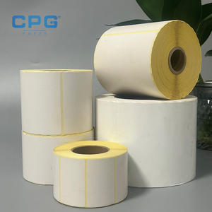 Thermal Paper Supplier Hot Sale BPA Free 50x25 Thermal <b>Label</b> <b>Sticker</b> Roll High Quality Self Adhesive <b>Label</b> Paper - Product Image 1