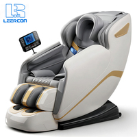 Silla de Masaje Corporal Completo 3D Eléctrica Shiatsu LEERCON OEM ODM, Silla Reclinable de Gravedad Cero para Personas Mayores, Relajación Fácil y Bienestar