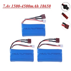 <span class=keywords><strong>18650</strong></span> 2S JST/T/SM spina <span class=keywords><strong>7.4V</strong></span> 1500/2200/3000/3500mAh batteria agli ioni di litio per Wltoys 12423 10428 12429 12401 12402A RC auto di ricambio - Product Image 2