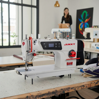 JUKKY 9806 Machine à coudre industrielle à entraînement direct, point noué, haute vitesse, manuelle, simple aiguille, simple fil