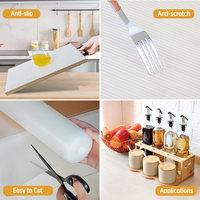 Tapis de réfrigérateur imperméable lavable anti-huile pour la maison, la cuisine, l'étagère, le tiroir, doublure antidérapante pour tiroir