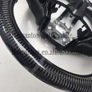 Volante de Cuero Perforado de Fibra de Carbono de Alta Calidad, Nuevo Producto para Infiniti Q50 - Product Image 5