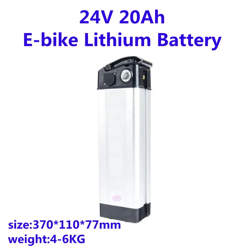 Gtk e-bike bateria de bicicleta <span class=keywords><strong>24v</strong></span> <span class=keywords><strong>20ah</strong></span>, personalizado, recarregável, bateria de íon de lítio, 18650 7s à prova d 'água