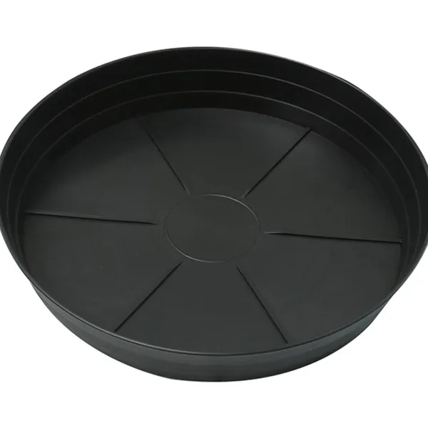 # black plastic plant tray/Wholesale Cheap Saucers/Round Flower Pot Tray