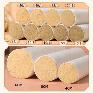 Bâtons de Moxa Épais 10:1 6*20cm, 100% <span class=keywords><strong>Pure</strong></span> <span class=keywords><strong>Laine</strong></span> de Moxa, Conception Épaisse pour une Combustion Plus Longue, Idéal pour la Maison et les Cliniques d'Acupuncture - Product Image 3