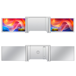 Monitor Dual Plug and Play con Pantalla Doble de 14 Pulgadas para Multitarea sin Interrupciones y Mayor Productividad - Product Image 1