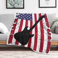 Lunaire patriotique drapeau américain jeter couverture UV imprimé drapeau National américain pour canapé canapé lit 4 juillet militaire vétéran cadeau