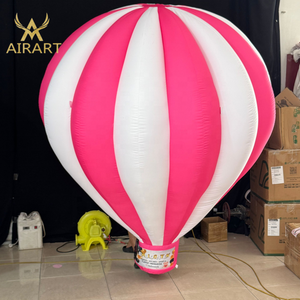 Globo de aire caliente de circo inflable de diferentes colores para decoración de lugares interiores y exteriores - Product Image 3